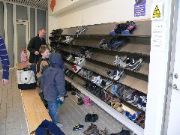 Pool Shoe Rack