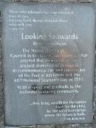 "Looking Seawards" plaque