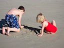 Mark and Catherine at the Beach